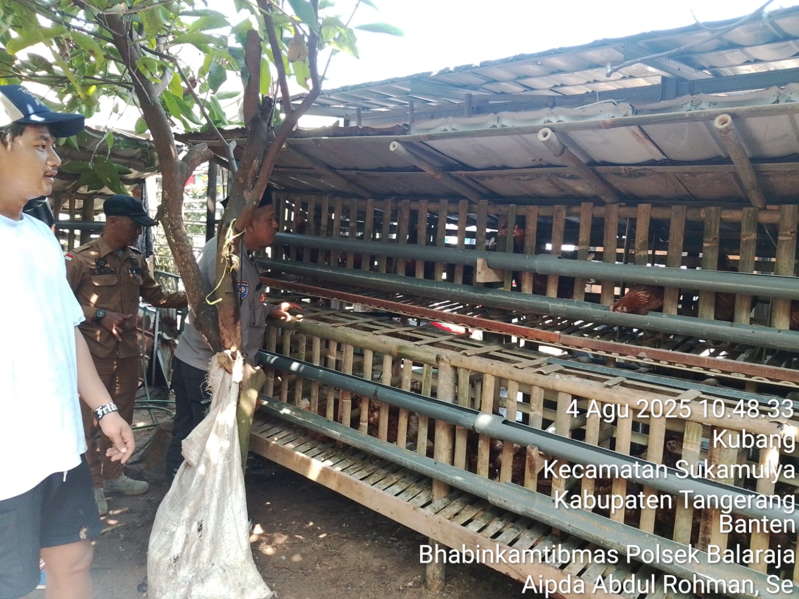 Giat Sambang dan Poliran, Bhabinkamtibmas Polsek Balaraja Ajak Warga Desa Kubang Aktif Jaga Kamtibmas