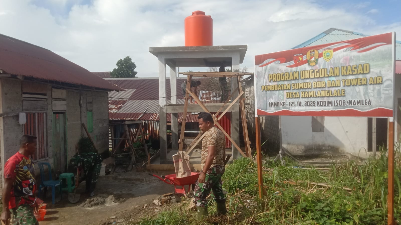 TMMD Ke-125 Kodim 1506/Namlea Picu Pembangunan di Buru Selatan