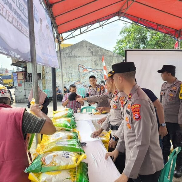 Polsek Cikupa Gelar Gerakan Pangan Murah Sambut HUT RI ke-80
