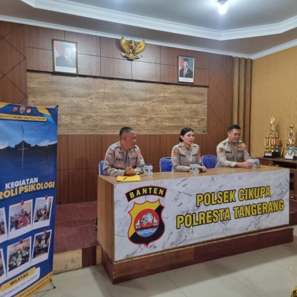 AKP Indah Syarif Pimpin Patroli Psikologi di Cikupa