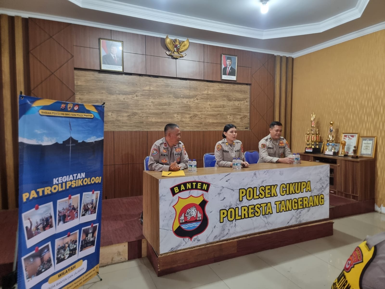 AKP Indah Syarif Pimpin Patroli Psikologi di Cikupa