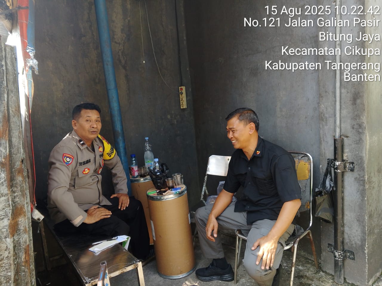 Polsek Cikupa Pererat Kedekatan dengan Warga Lewat Sambang Bhabinkamtibmas