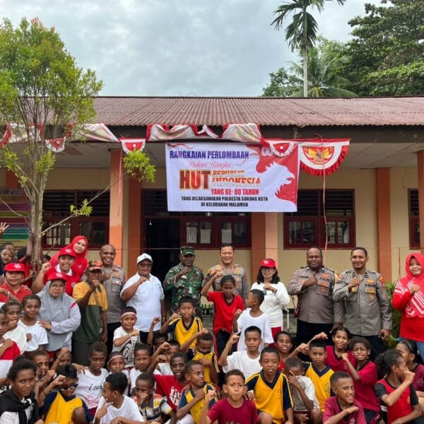 Semarakkan HUT RI ke-80, Kapolresta Sorong Kota Buka Rangkaian Perlombaan untuk Siswa SD