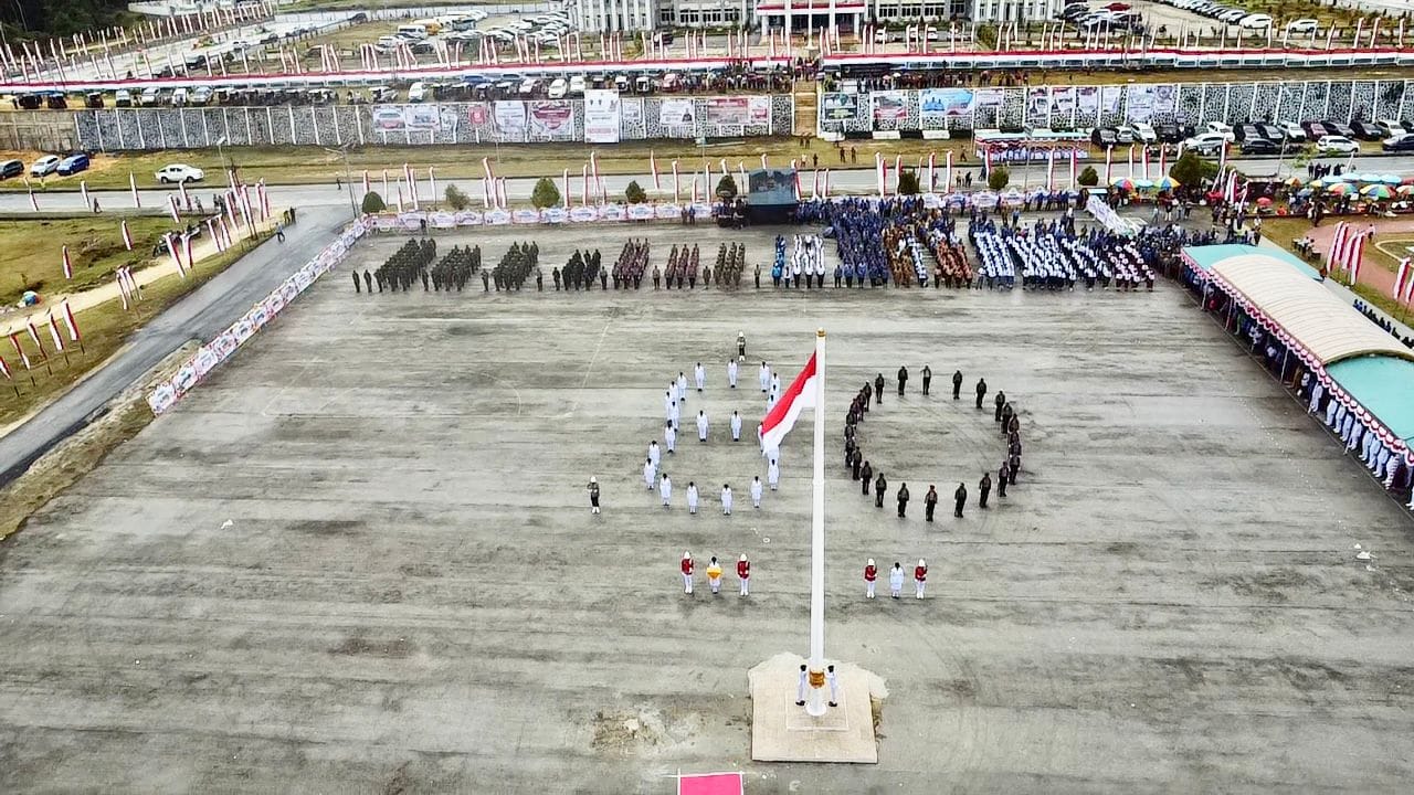 Upacara Peringatan Hari Ulang Tahun ke-80 Kemerdekaan Republik Indonesia Tahun 2025 di Kabupaten Maybrat Berlangsung Khidmat