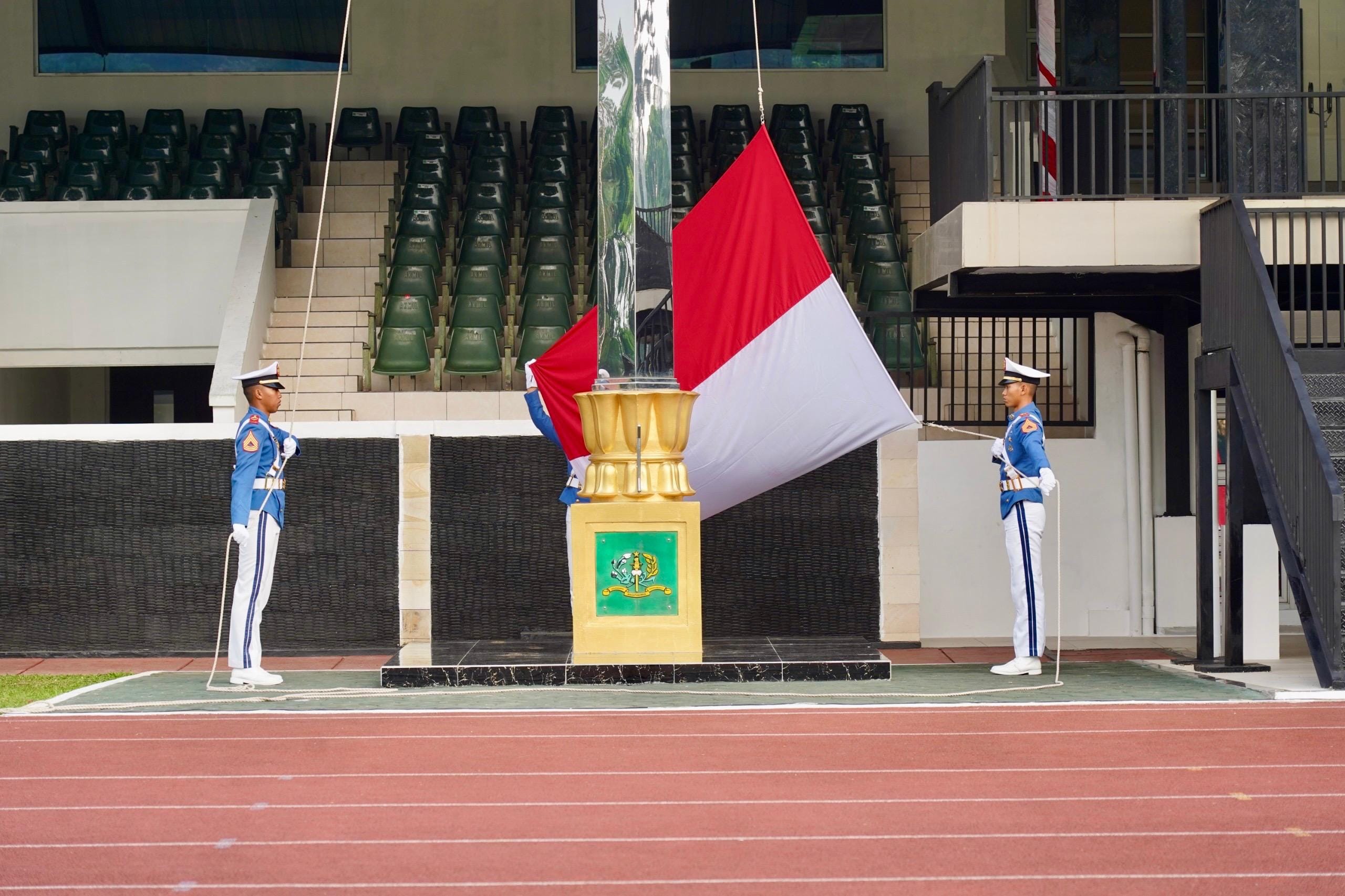 Upacara Peringatan HUT ke-80 Kemerdekaan RI di Akademi Militer