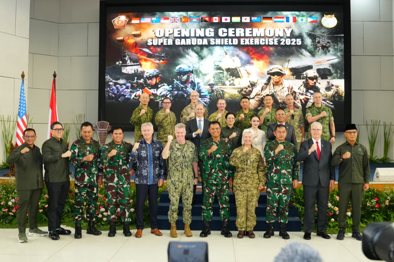 TNI Gelar Latihan Gabungan Bersama Super Garuda Shield 2025