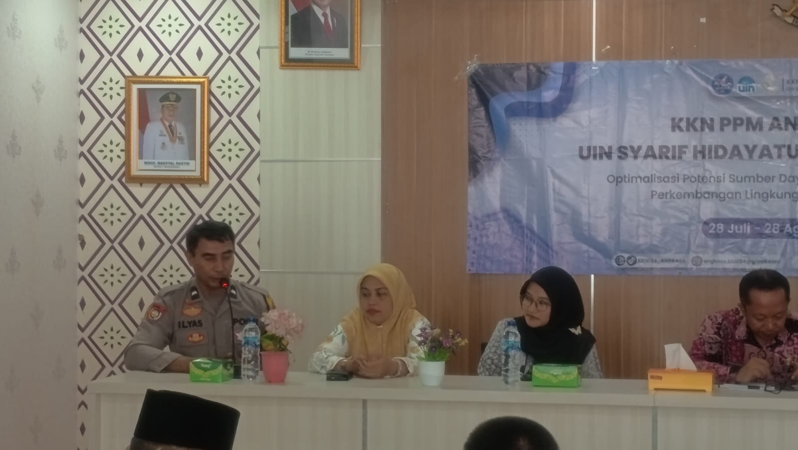 Babinkamtibmas Polsek Cikupa Hadiri Penutupan KKN UIN di Kelurahan Sukamulya