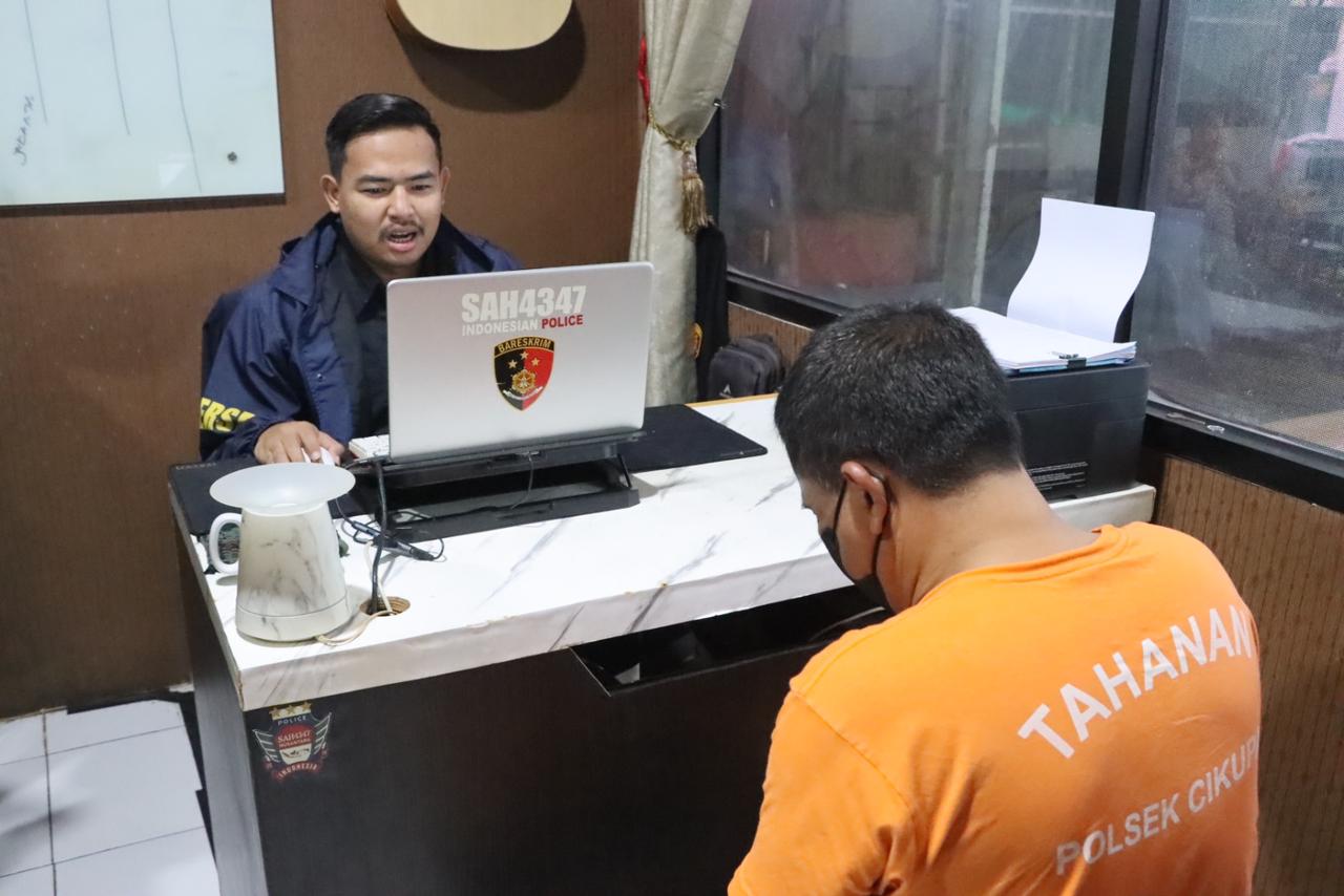 Jambret Kalung IRT, Seorang Residivis Ditangkap Polsek Cikupa Polresta Tangerang
