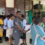 Minggu Kasih di GKI Sion Kumurkek, Kapolres Maybrat Ajak Warga Jaga Kamtibmas