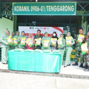 Kodim 0906/Kutai Kartanegara Gelar Gerakan Pangan Murah