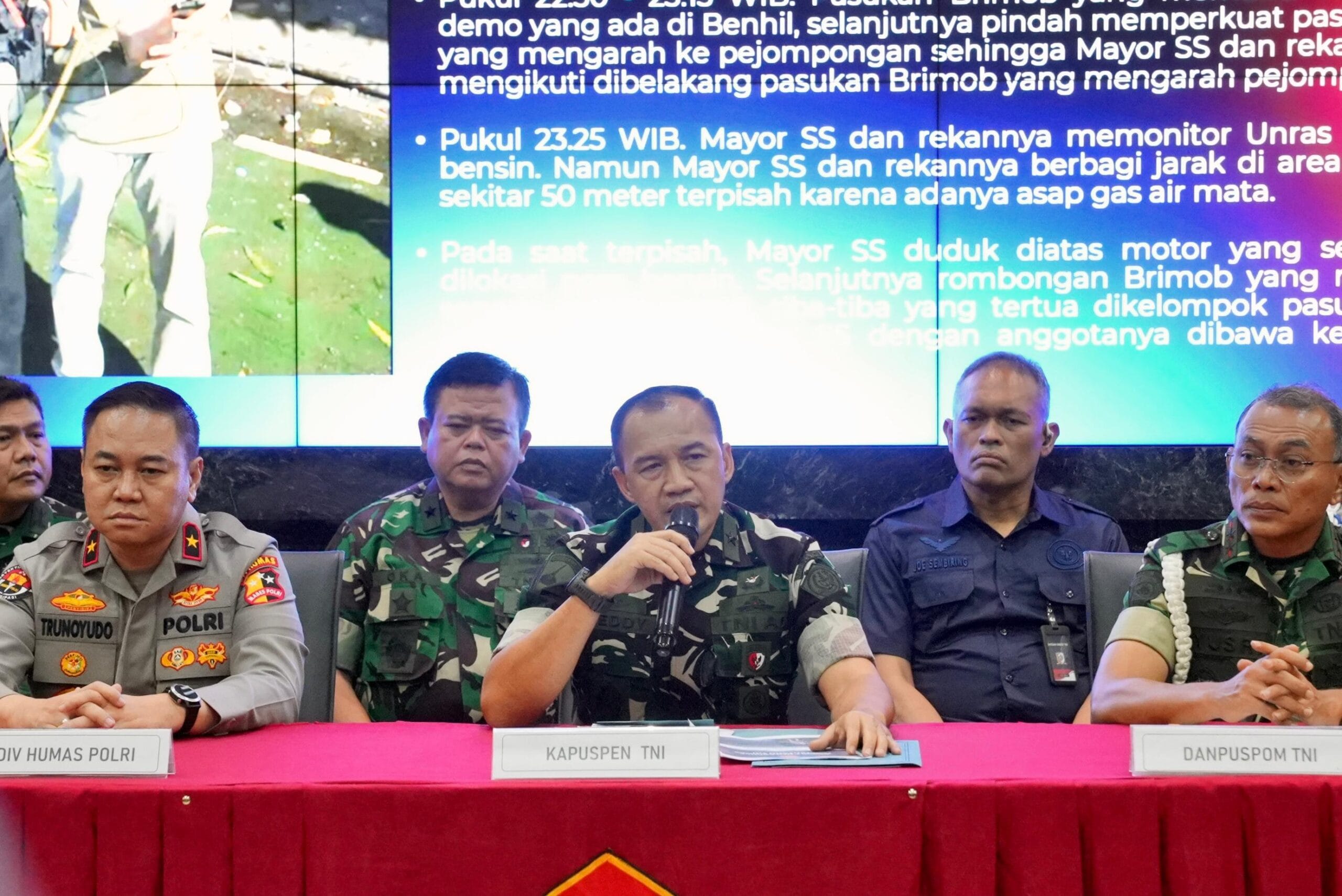 Kapuspen TNI Beberkan Fakta-Fakta Terkait Tuduhan TNI Jadi Provokator Unjuk Rasa Kapuspen TNI Beberkan Fakta-Fakta Terkait Tuduhan TNI Jadi Provokator Unjuk Rasa