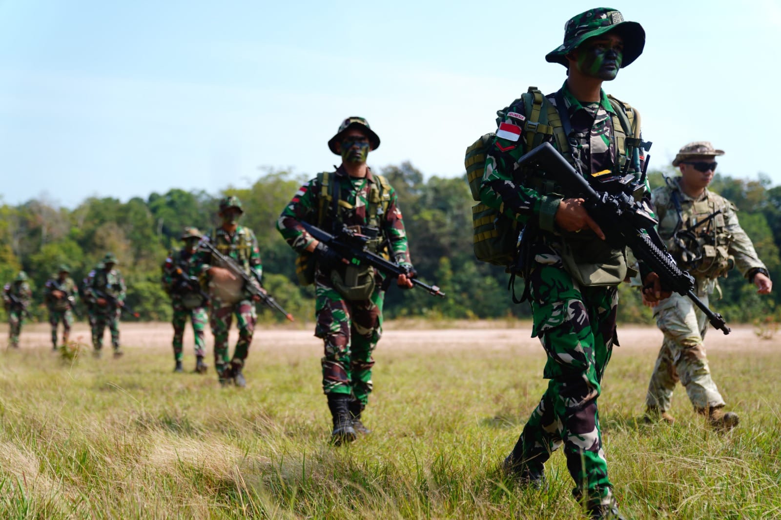 TNI Gelar Latihan Pertempuran Hutan di Baturaja