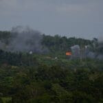 Panglima TNI Dampingi Menhan RI Tinjau Latihan Puncak Super Garuda Shield di Baturaja