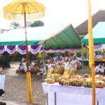 Umat Hindu Koarmada III dan Kab. Sorong Gelar Upacara Pujawali di Pura Jala Sukma Dharma Katapop, Sorong