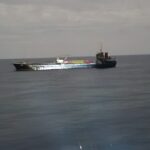 Bakamla RI Evakuasi Kapal MV Leann Yang Terbakar di Perairan Anambas