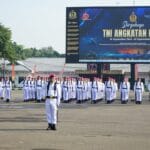 Penuh Khidmat, Danyonif 2 Marinir Beserta Prajurit Ikuti Upacara Hari Ulang Tahun TNI AL