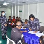 Satgas Port Visit Gelar Bakti kesehatan untuk Masyarakat Papua Nugini