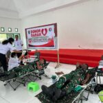 Sambut HUT TNI Ke-80, Kodim 1715/Yahukimo Gelar Donor Darah