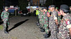 Bersama Anggota Banser dan Pemuda Kerukunan, Kodim 1710/Mimika Kembali Laksanakan Patroli Humanis Jaga Stabilitas Kamtibmas Wilayah