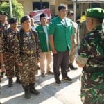 Sinergi TNI, Banser, dan Ansor Gelar Aksi Lapangan Perkuat Kamtibmas di Leces