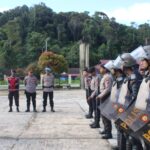 Polres Maybrat Gelar Latihan Dalmas, Perkuat Profesionalisme dan Disiplin Personel
