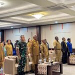 Dandim 1710/Mimika Hadiri Pelantikan Pengurus Daerah Karang Taruna Kabupaten Mimika Periode 2025-2030