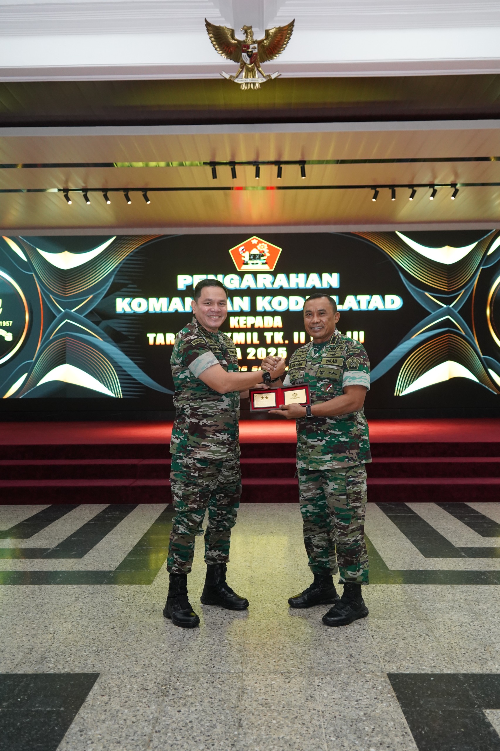 Dankodiklatad Beri Pengarahan kepada Taruna Akmil Tingkat II dan III