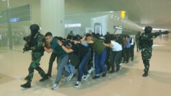 Lanud Sultan Hasanuddin Dukung Penuh Latihan Penanggulangan Keadaan Darurat (PKD) Bandara Sultan Hasanuddin
