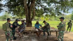 Menebar Sehat, Merajut Kepedulian: Satgas TNI Pos Tomerau Hadir untuk Warga Kampung Tomerau