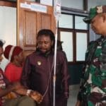 TNI Bersama Pejabat Pemda Laksanakan Anjangsana di RSUD Mulia