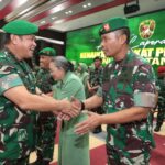 Kasad Terima Laporan Korps, 65 Pati TNI AD Naik Pangkat