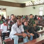 Satgas Yonif 312/KH dan Warga Yanggandur Bersatu dalam Doa: Menabur Kedamaian di Perbatasan Papua