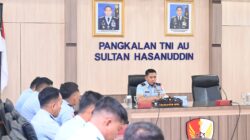Danlanud Sultan Hasanuddin Pimpin Rapat Staf