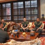 Pangkormar Anjangsana ke Mantan Panglima TNI Jenderal TNI (Purn) Andika Perkasa