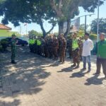 TNI, Satpol PP, Banser, dan Ansor di Krucil dan Tegalsiwalan Kompak Gelar Apel serta Jaga Keamanan Bersama