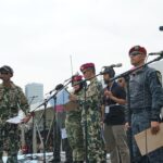 H-2 Acara Puncak, Danyonif 2 Marinir Bertindak Sebagai Sub Koordinator Narator Pada Gladi Bersih HUT TNI ke-80