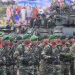 Kodim 1710/Mimika Bersama Satuan TNI Se-Garnisun Timika Gelar Upacara HUT Ke-80 TNI Tahun 2025