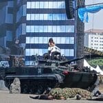 Prajurit Yonif 2 Marinir Tampil Memukau Dalam Acara Puncak HUT TNI ke-80