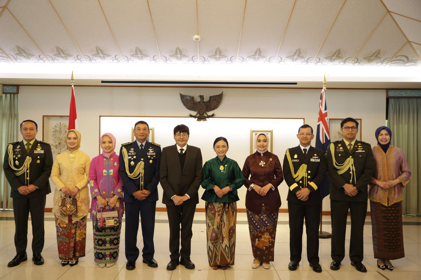 Peringatan HUT Ke-80 Tentara Nasional Indonesia di KBRI Canberra