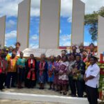 Wakapolres Maybrat Hadiri Peresmian Tugu Injil Fautvo Kambufatem: Wujudkan Damai dan Iman di Tanah Maybrat