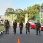 Prajurit Yonif 2 Marinir Laksanakan Pengamanan Situasi Nasional di Sejumlah Objek Vital Negara