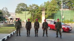 Prajurit Yonif 2 Marinir Laksanakan Pengamanan Situasi Nasional di Sejumlah Objek Vital Negara
