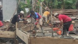 Mapalus Bangkitkan Semangat dan Kebersamaan di Rumah Rosalin Masela Lingkungan Jaga II Kampung Liwutung