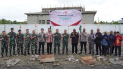 Dandim 1710/Mimika Dampingi Kasdam XVII/Cenderawasih Hadiri Groundbreaking Pembangunan Koperasi Desa dan Kampung Merah Putih