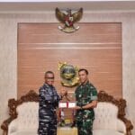 Pangdam XVIII/Kasuari Perkuat Sinergi dengan Pasmar 3 dan Kodaeral XIV di Sorong