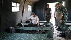 Panglima TNI Dampingi Menhan RI Tinjau Yonif TP 835/Samota Yudha Bhakti di Sumbawa
