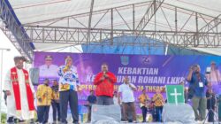 Gubernur Papua Barat Daya Hadiri Ibadah KKR HUT ke-74 Theofani di Maybrat