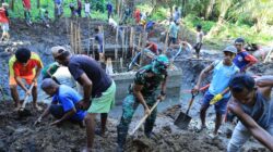 Wujudkan Impian Warga, Satgas TMMD ke-126 Kodim 1505/Tidore Genjot Pembangunan Sumur Air Bersih