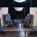 PANGKOARMADA III DIWAKILI KAS KOARMADA III LAKSANAKAN KUNJUNGAN SILATURAHMI KE FORKOPIMDA PBD DAN JAJARAN PASMAR 3