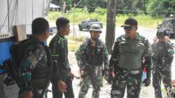 Yakinkan Situasi Tetap Kondusif, Dandim 1710/Mimika Pimpin Langsung Patroli Wilayah